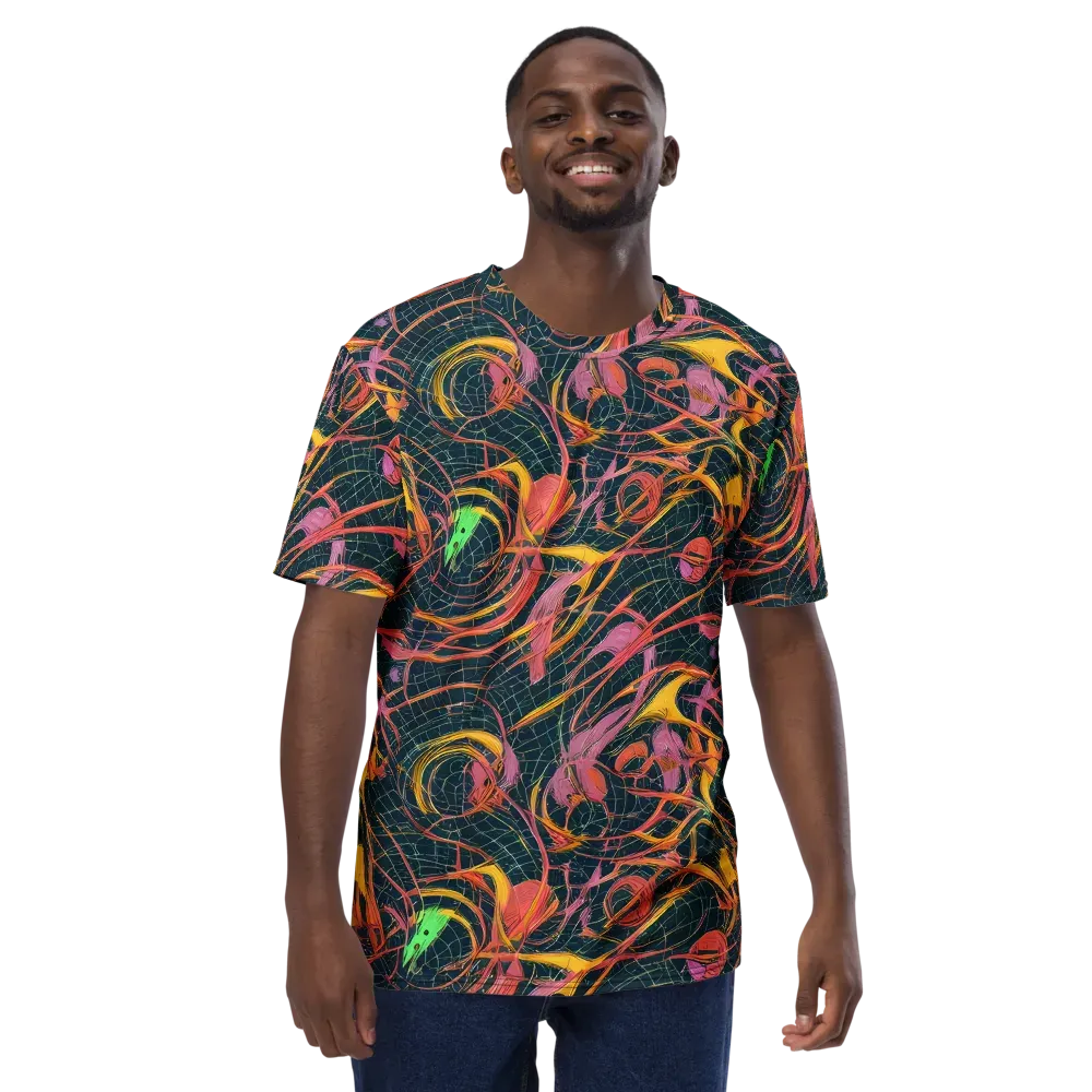 Cosmic Underbrush on Men's Crew Neck T-Shirt — Front