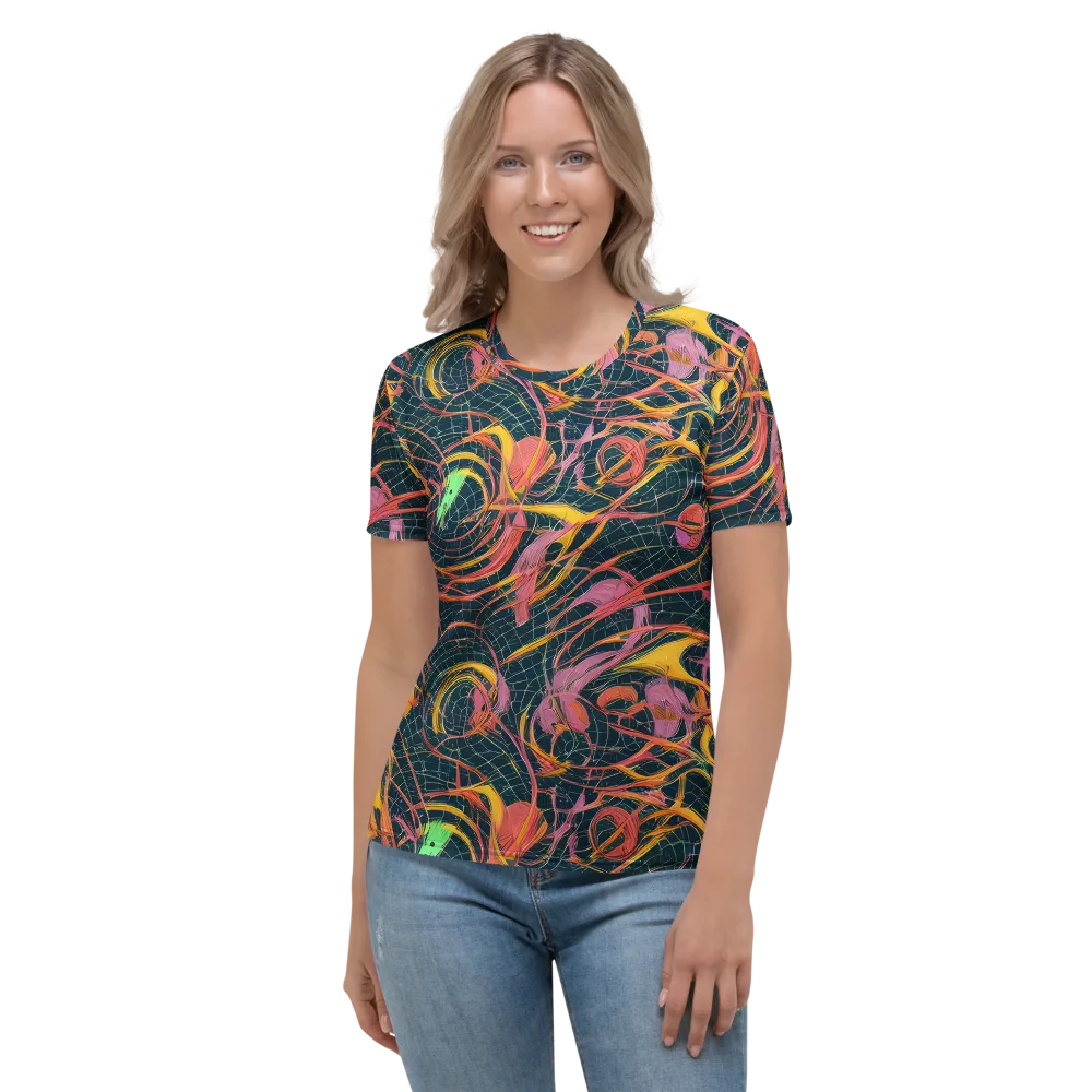 Cosmic Underbrush on Women's Crew Neck T-Shirt — Front