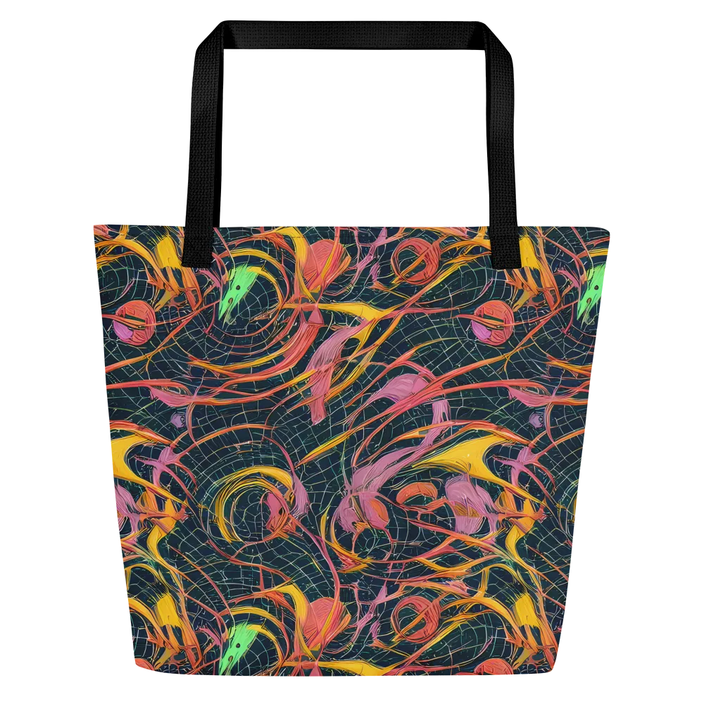 Cosmic Underbrush on Large Tote Bag W/ Pocket — Front