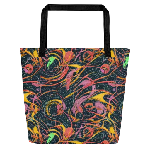 Cosmic Underbrush on a Large Tote Bag W/ Pocket