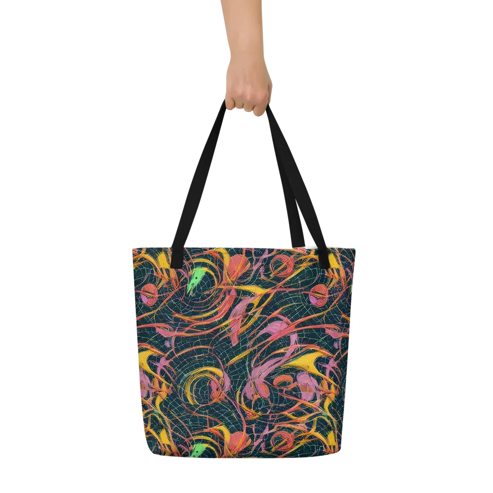 Cosmic Underbrush on Large Tote Bag W/ Pocket — Front