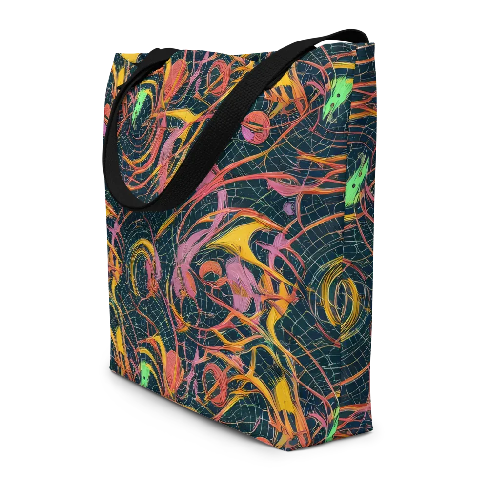 Cosmic Underbrush on Large Tote Bag W/ Pocket — Front