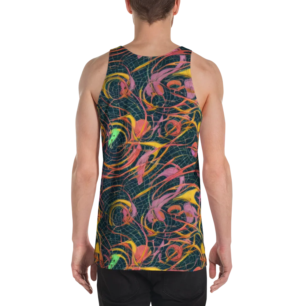 Cosmic Underbrush on Men's Tank Top — Back
