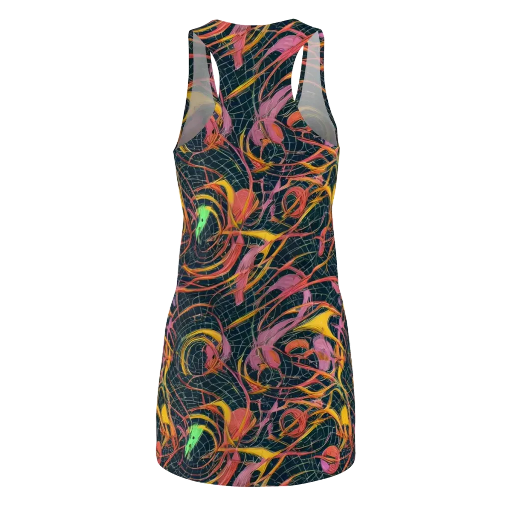Cosmic Underbrush on Racerback Dress — Back