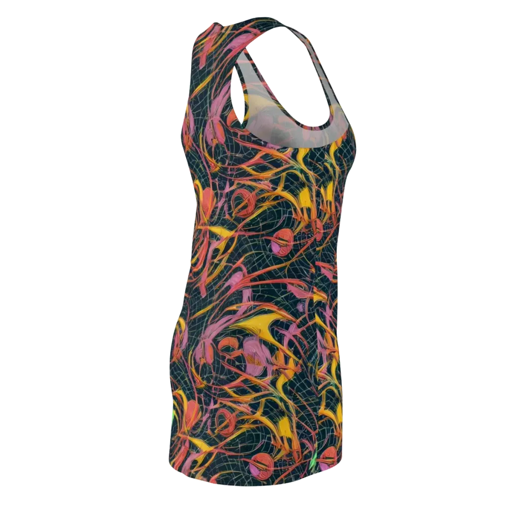 Cosmic Underbrush on Racerback Dress — Back Side