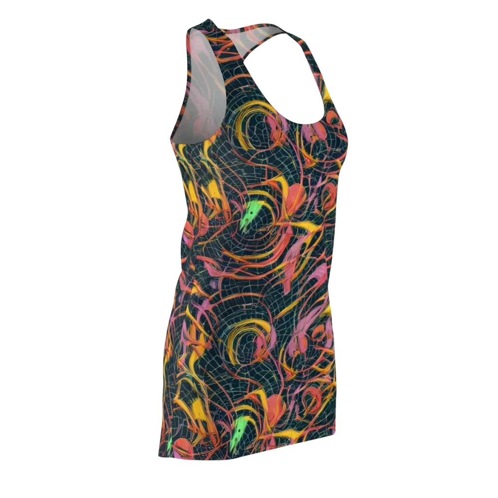 Cosmic Underbrush on Racerback Dress — Front Side