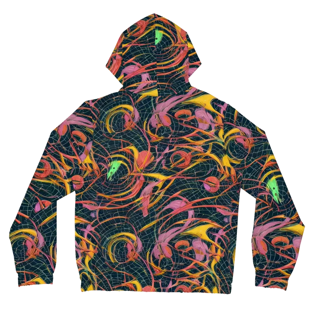 Cosmic Underbrush on Women's Full-Zip Hoodie — Back