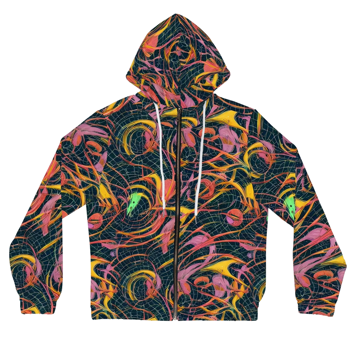 Cosmic Underbrush on Women's Full-Zip Hoodie — Front