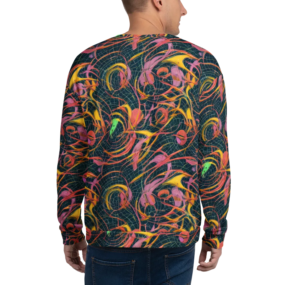 Cosmic Underbrush on Sweatshirt — Back