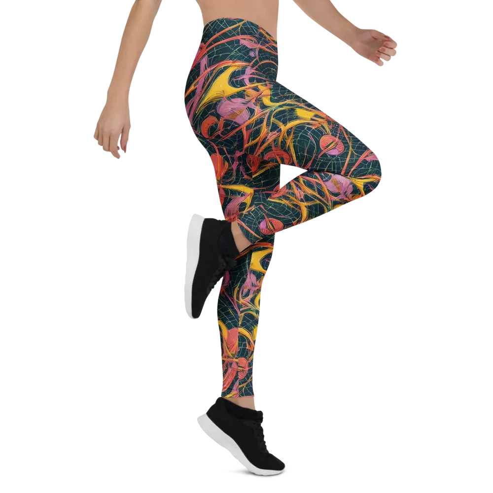 Cosmic Underbrush on Leggings — Right