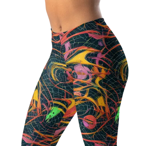 Cosmic Underbrush on a Leggings