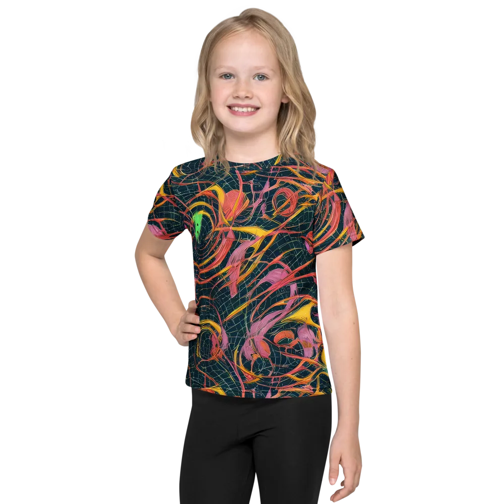 Cosmic Underbrush on Kids Crew Neck T-Shirt — Front