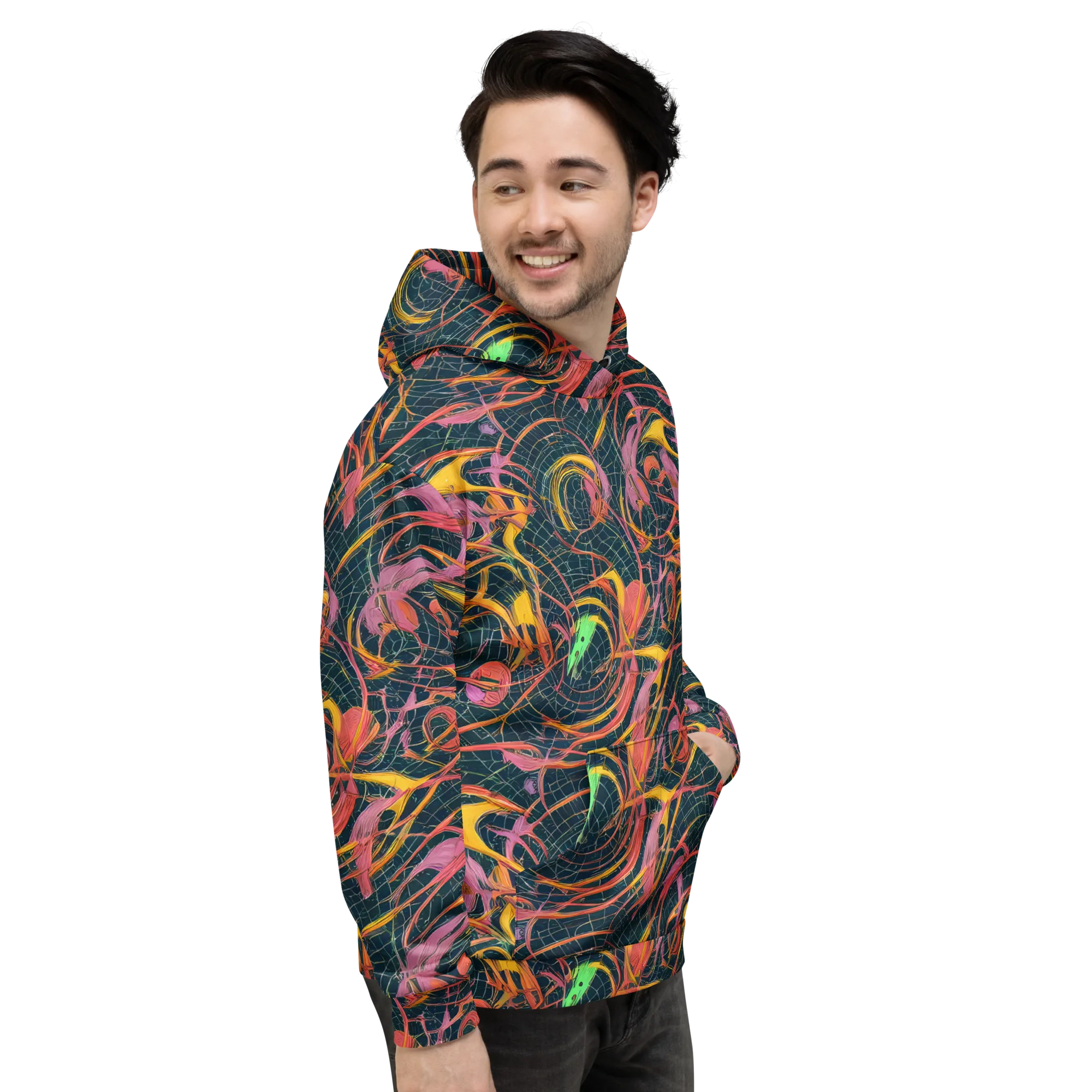 Cosmic Underbrush on Hoodie — Right