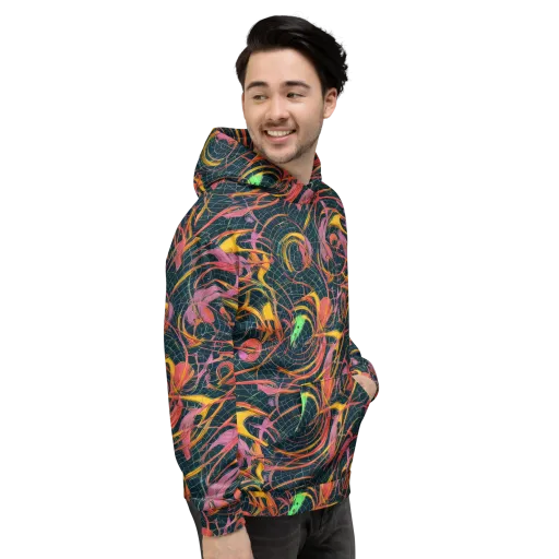 Cosmic Underbrush on a Hoodie
