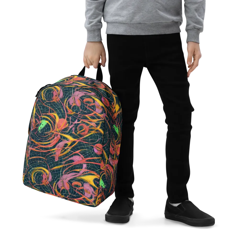 Cosmic Underbrush on Minimalist Backpack — Zoomed-in