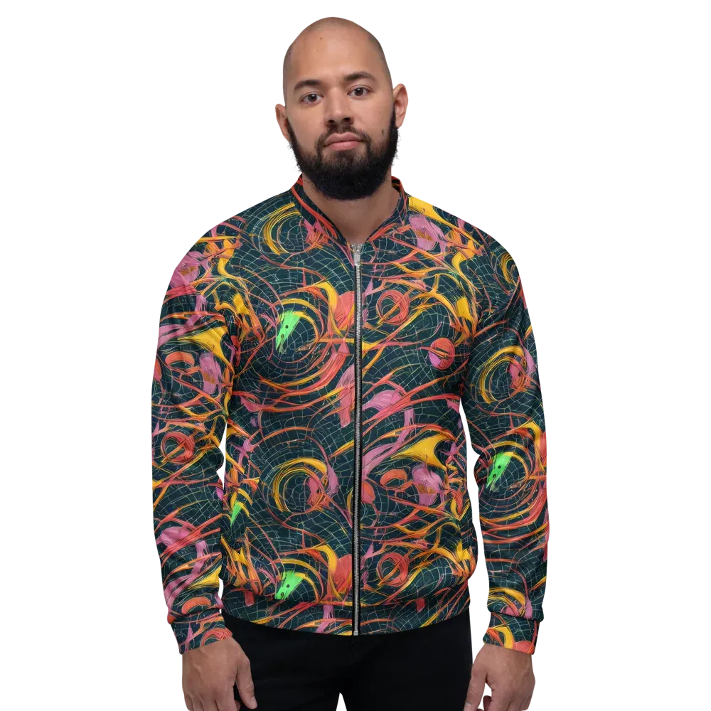 Cosmic Underbrush on Bomber Jacket — Front