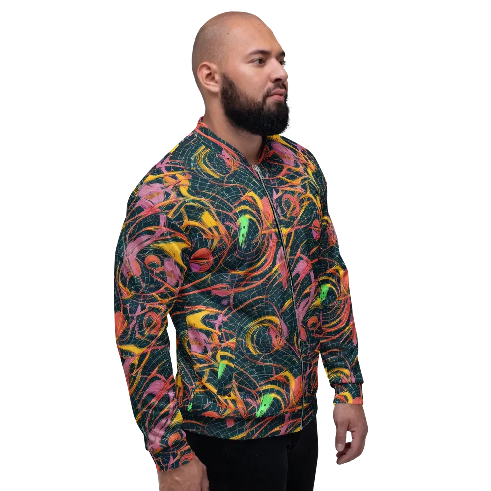Cosmic Underbrush on Bomber Jacket — Right