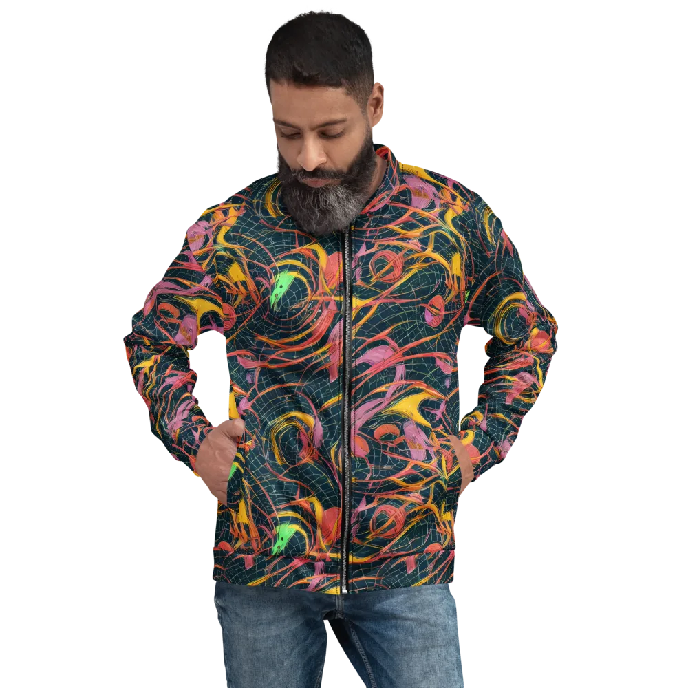 Cosmic Underbrush on Bomber Jacket — Front
