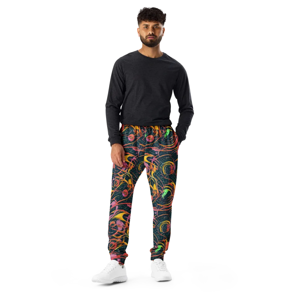 Cosmic Underbrush on Men's Joggers — Front