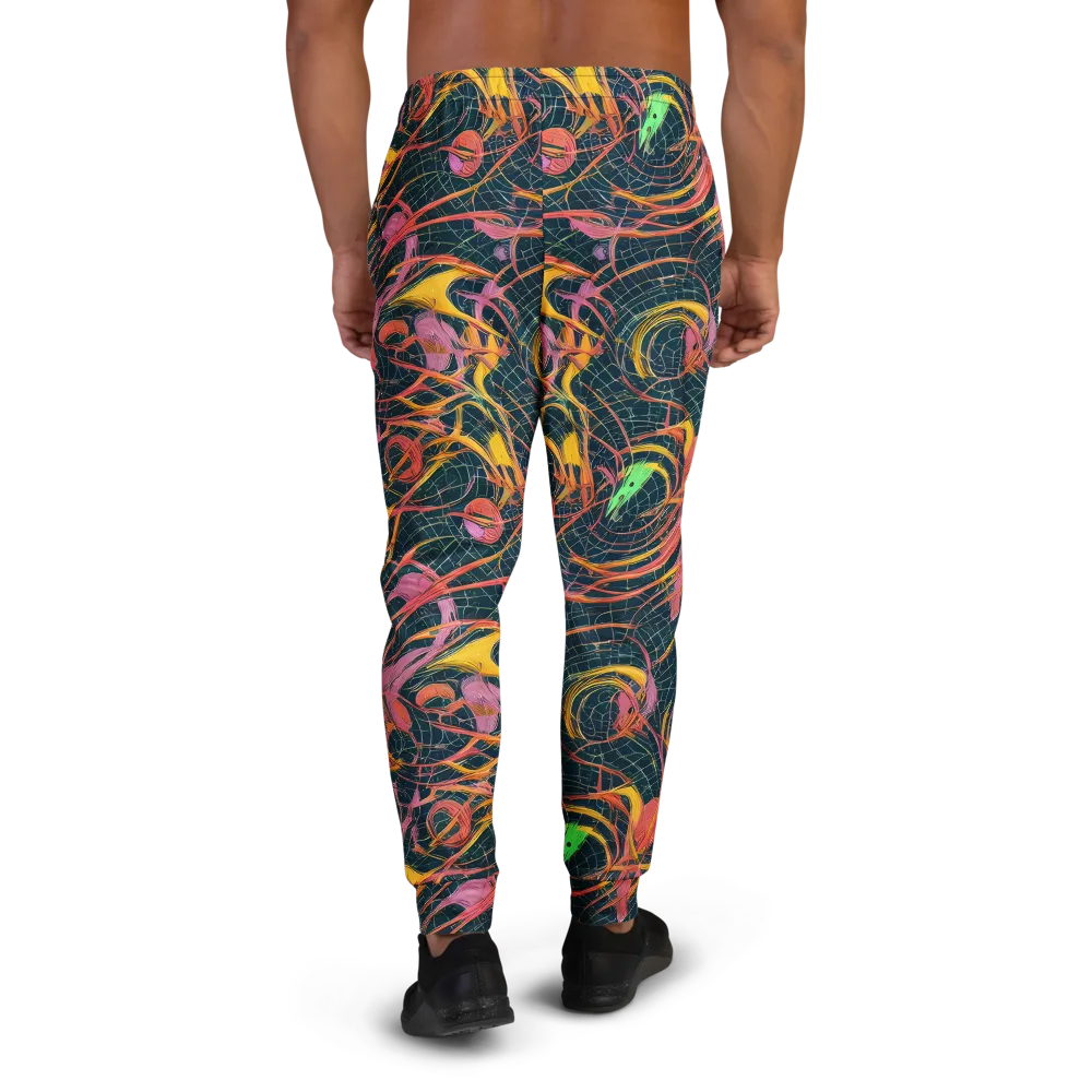 Cosmic Underbrush on Men's Joggers — Back
