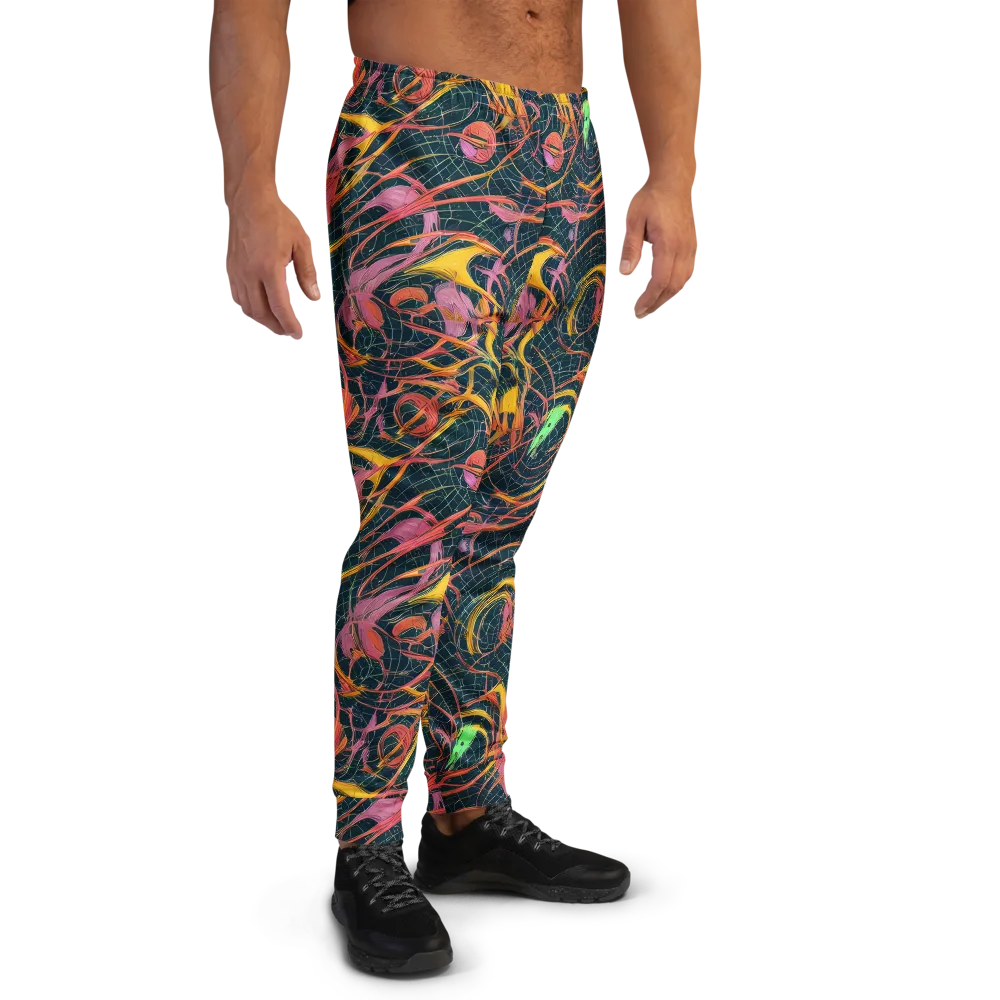 Cosmic Underbrush on Men's Joggers — Right