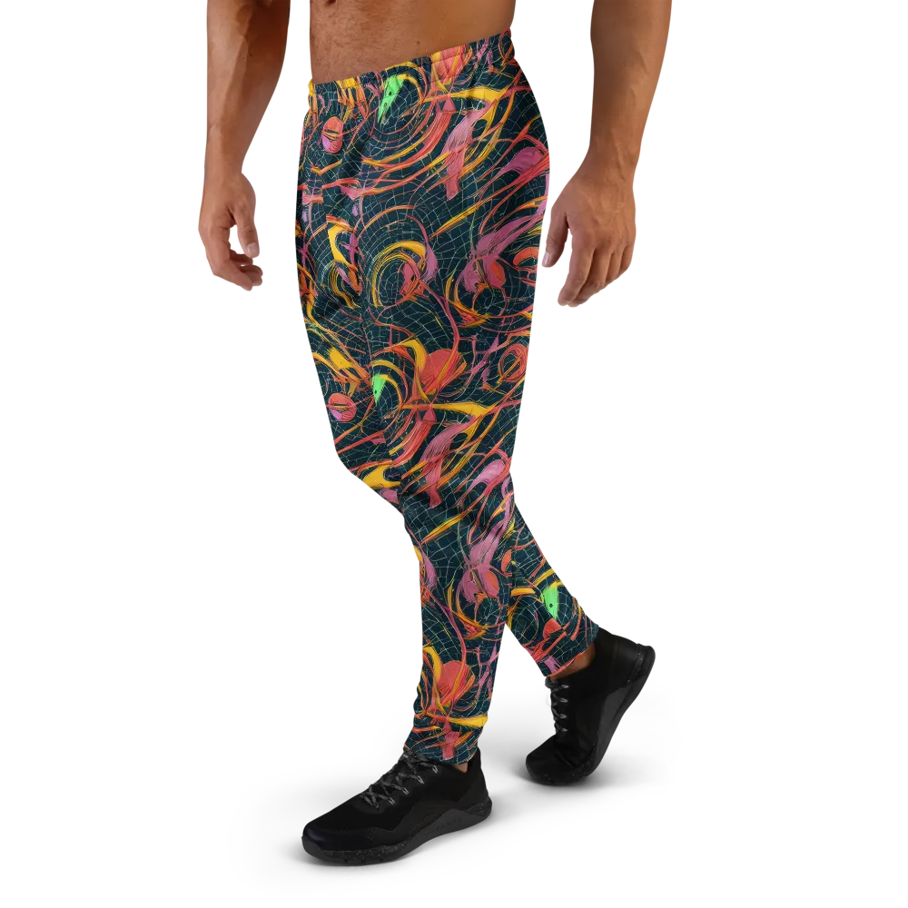 Cosmic Underbrush on Men's Joggers — Left