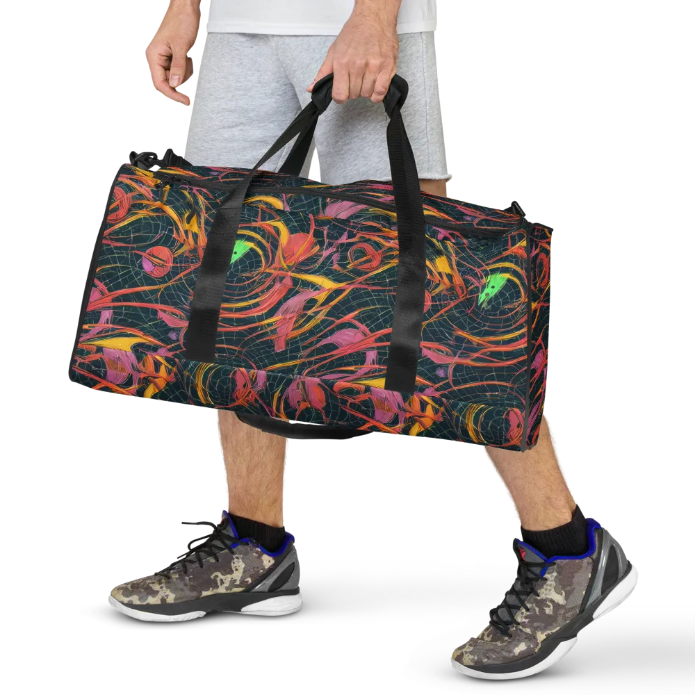 Cosmic Underbrush on Duffle Bag — Front