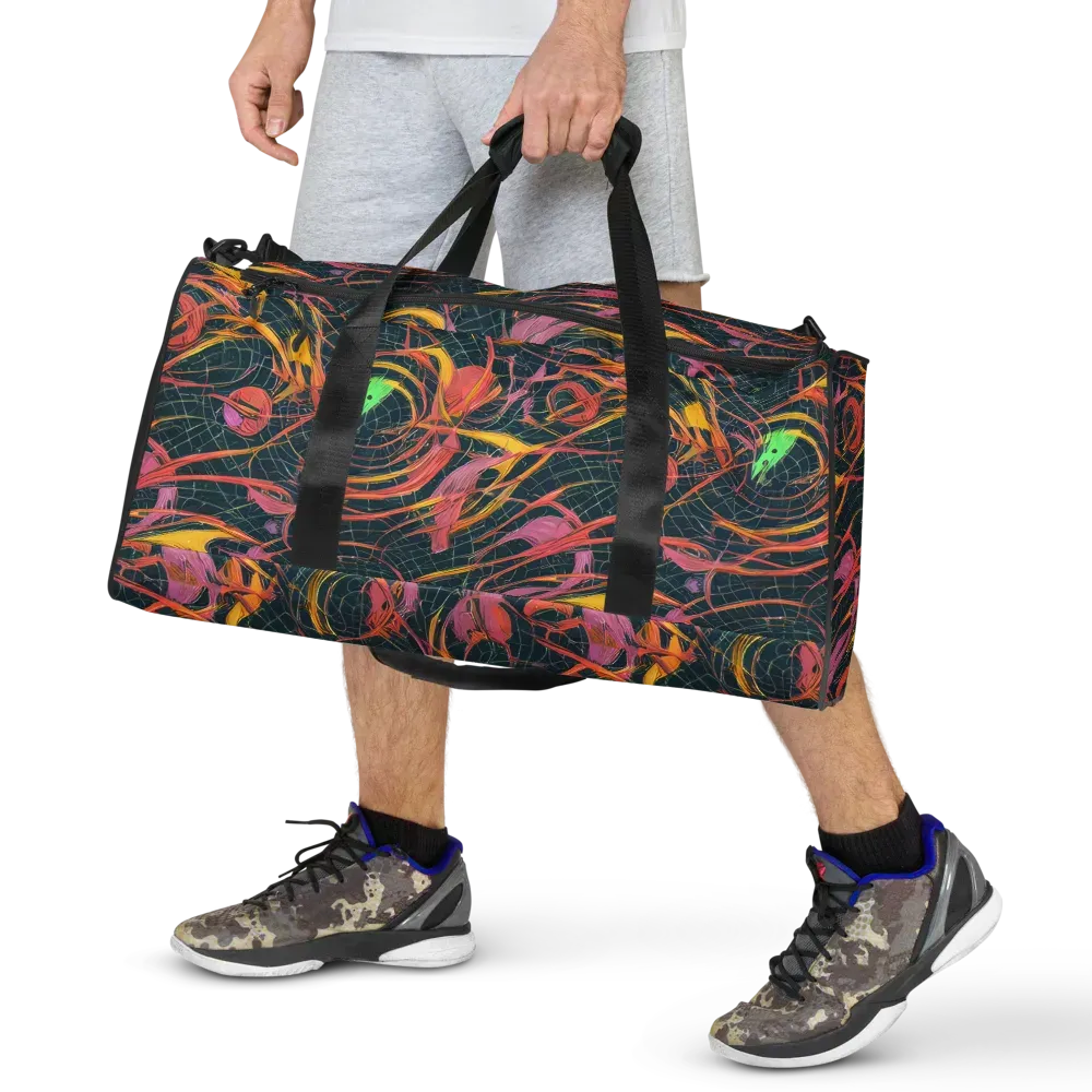 Cosmic Underbrush on Duffle Bag — Front