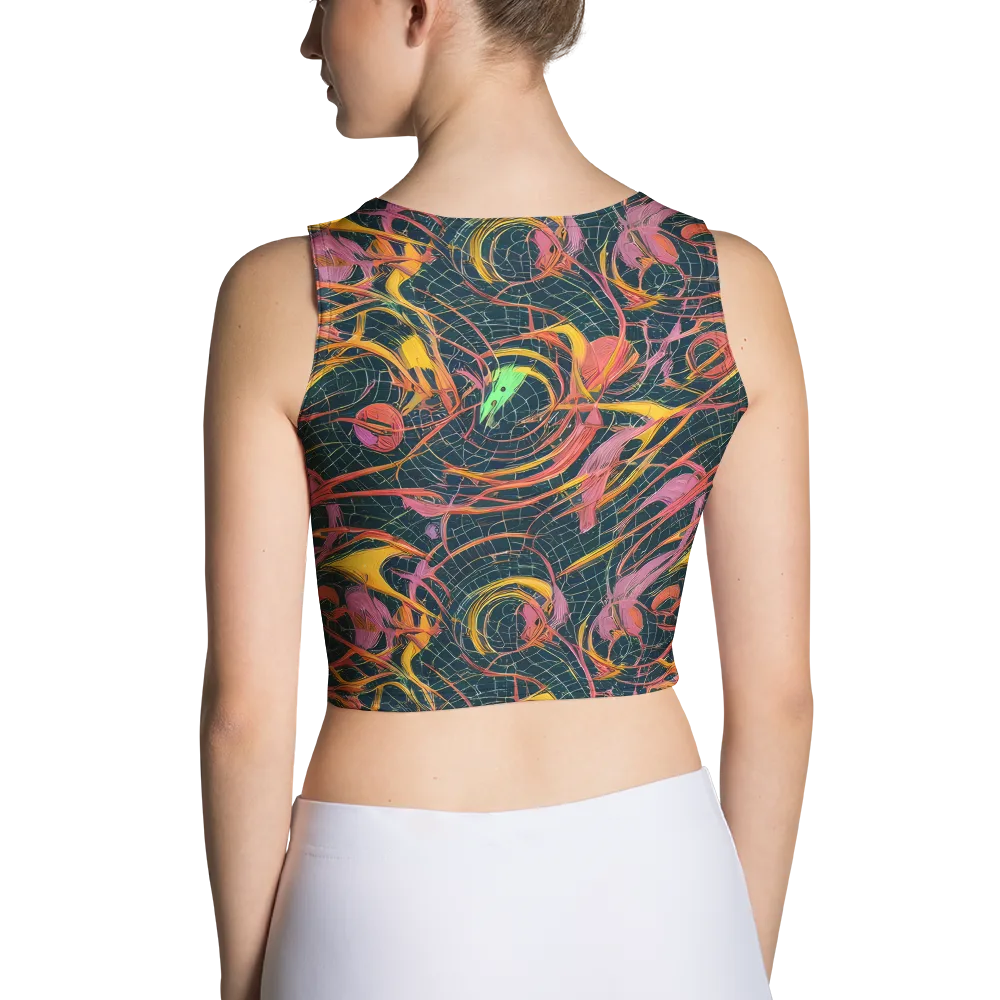 Cosmic Underbrush on Crop Top — Back