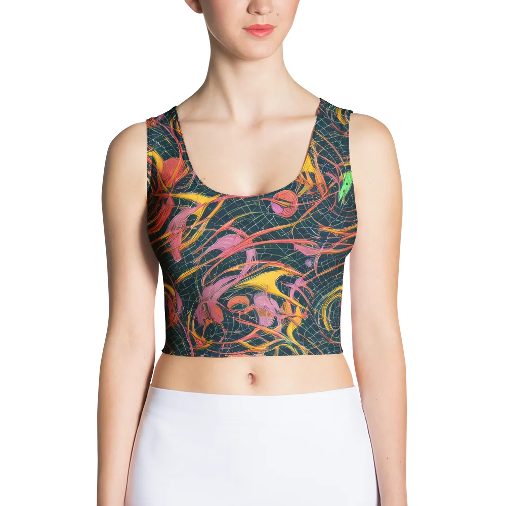 Cosmic Underbrush on Crop Top — Front
