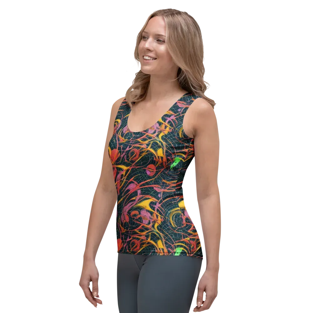 Cosmic Underbrush on Women's Tank Top — Left Front