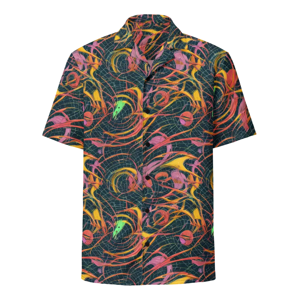 Cosmic Underbrush on Button Shirt — Front