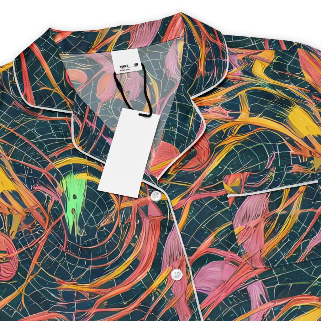 Cosmic Underbrush on Women's Short Sleeve Pajama Top — Product details