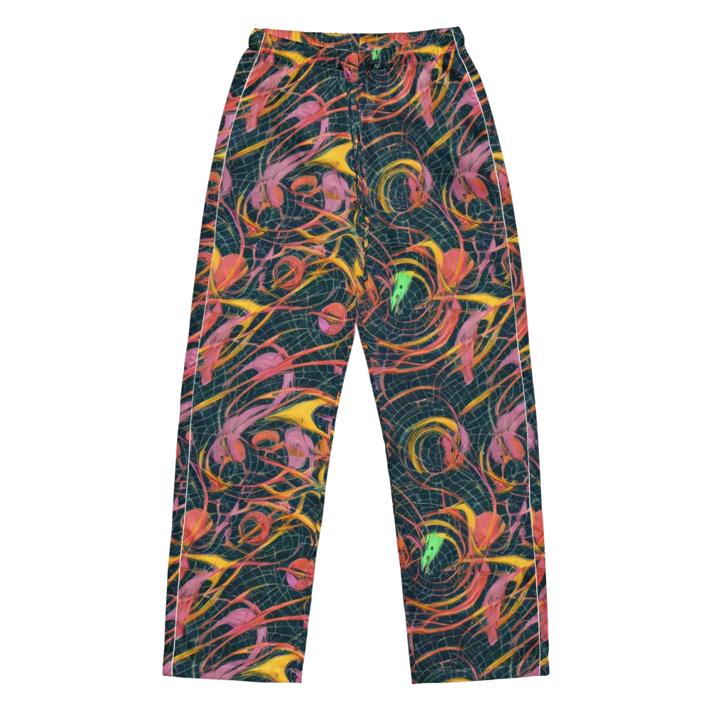 Cosmic Underbrush on Women's Pajama Pants — Front