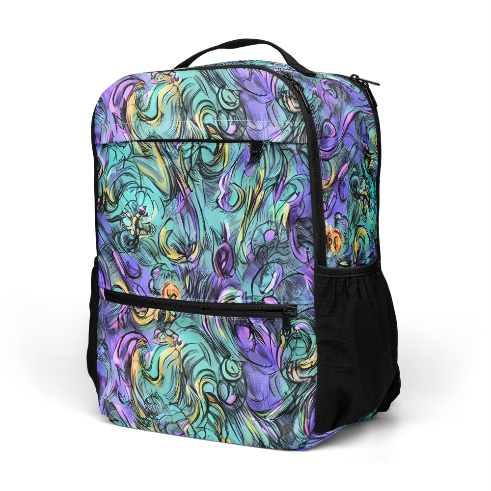 Dreamwave Botanica on Utility Backpack — Left Front