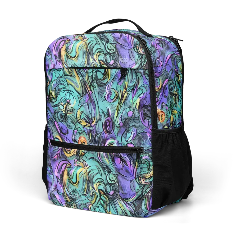 Dreamwave Botanica on Utility Backpack — Left Front