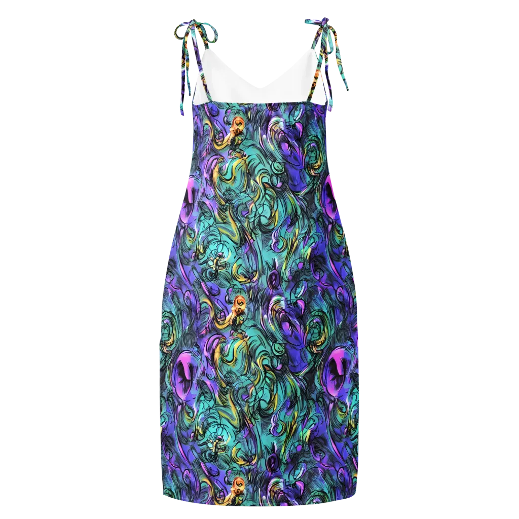 Dreamwave Botanica on Slip Dress — Back