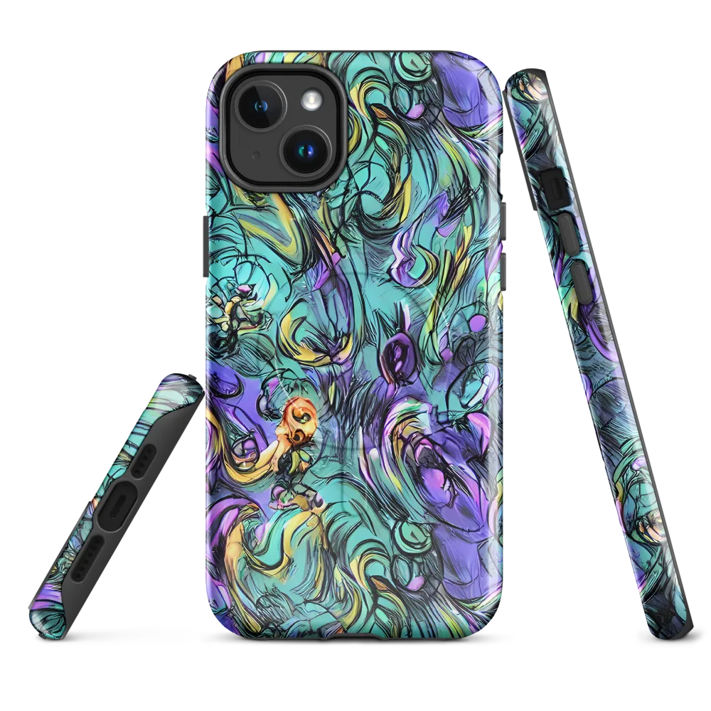 Dreamwave Botanica on MagSafe Tough Case for iPhone® — Front