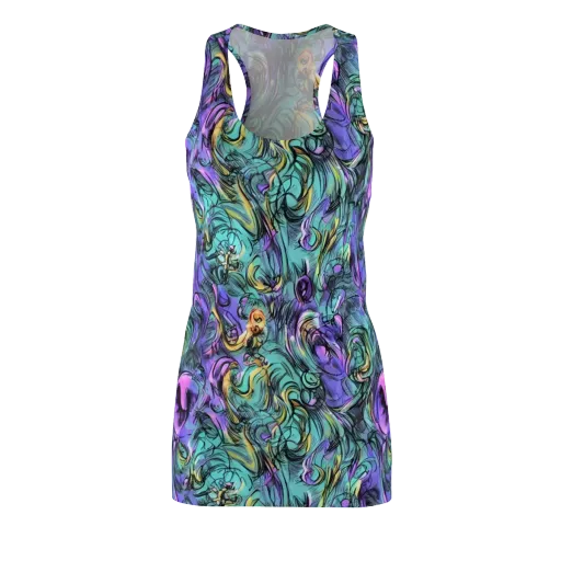 Dreamwave Botanica on a Racerback Dress