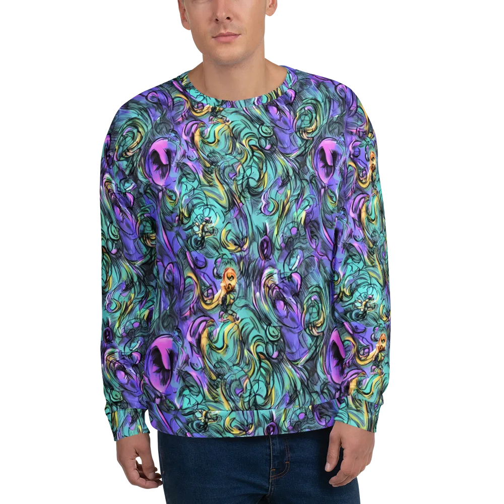 Dreamwave Botanica on Sweatshirt — Front