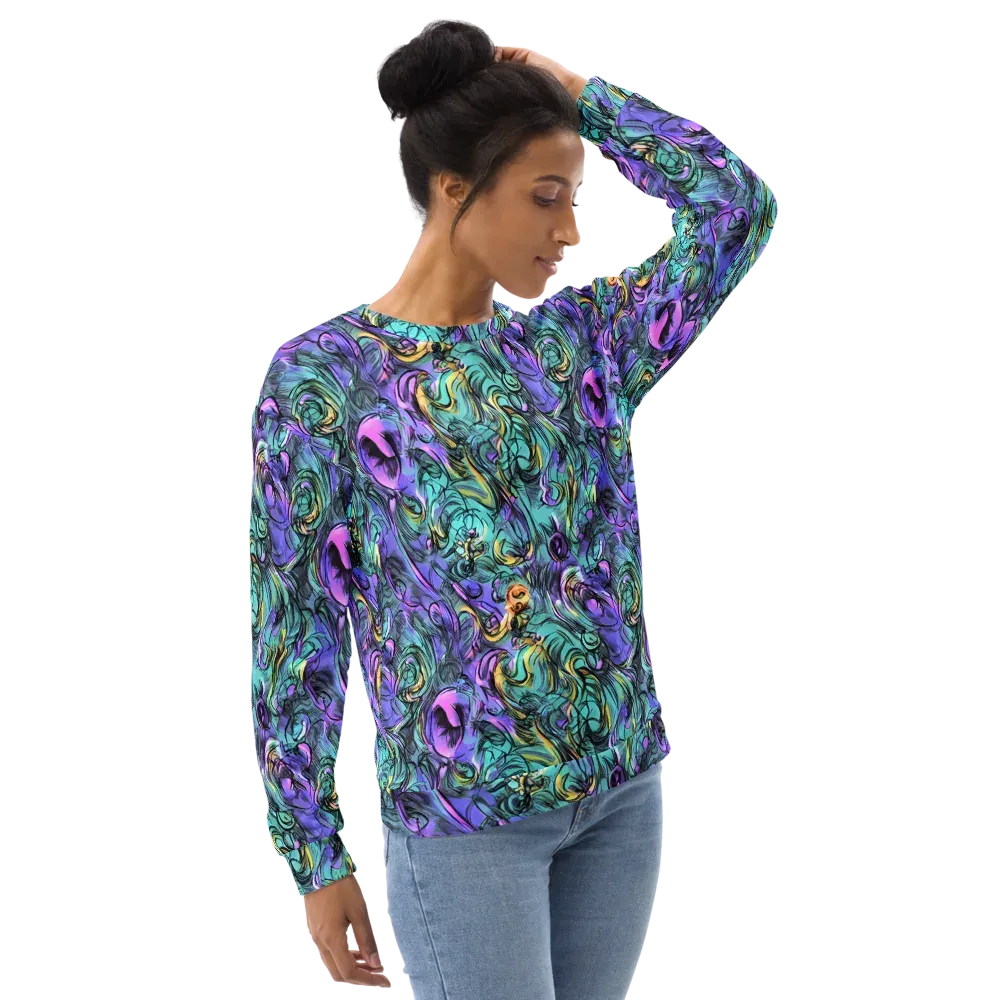 Dreamwave Botanica on Sweatshirt — Right Front