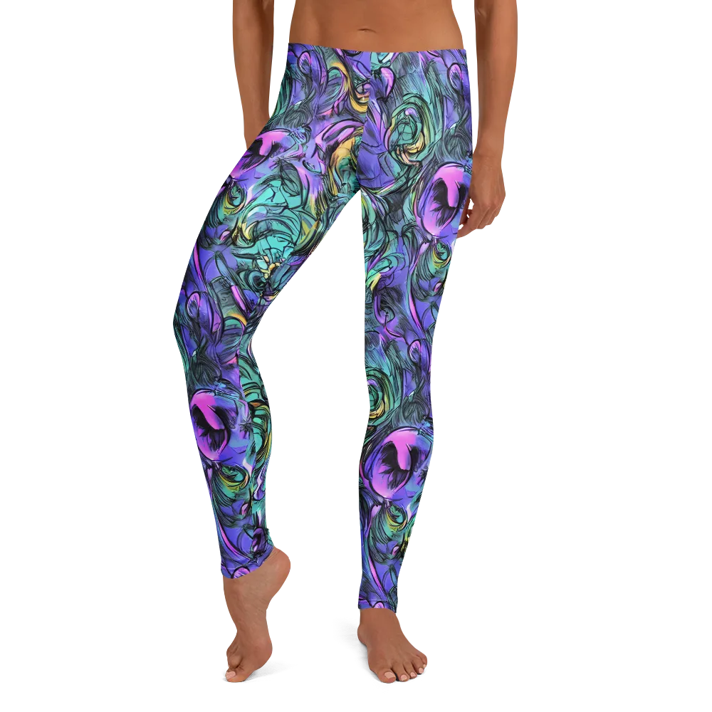 Dreamwave Botanica on Leggings — Front