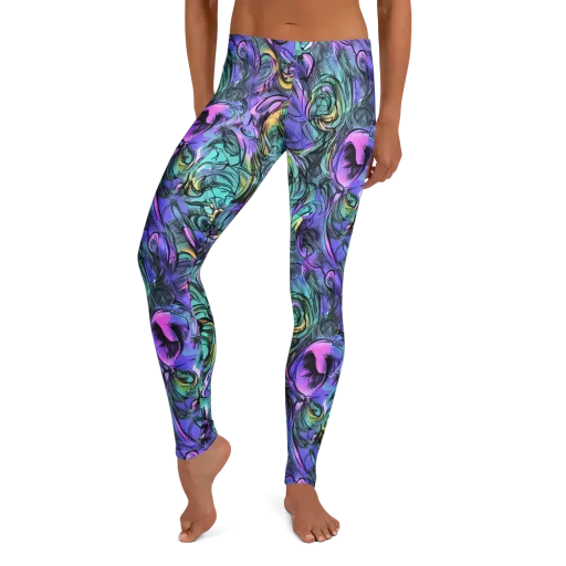 Dreamwave Botanica on a Leggings