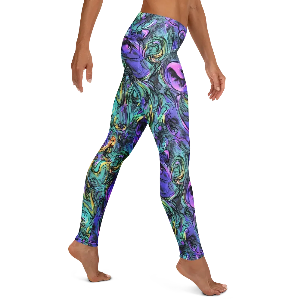 Dreamwave Botanica on Leggings — Right