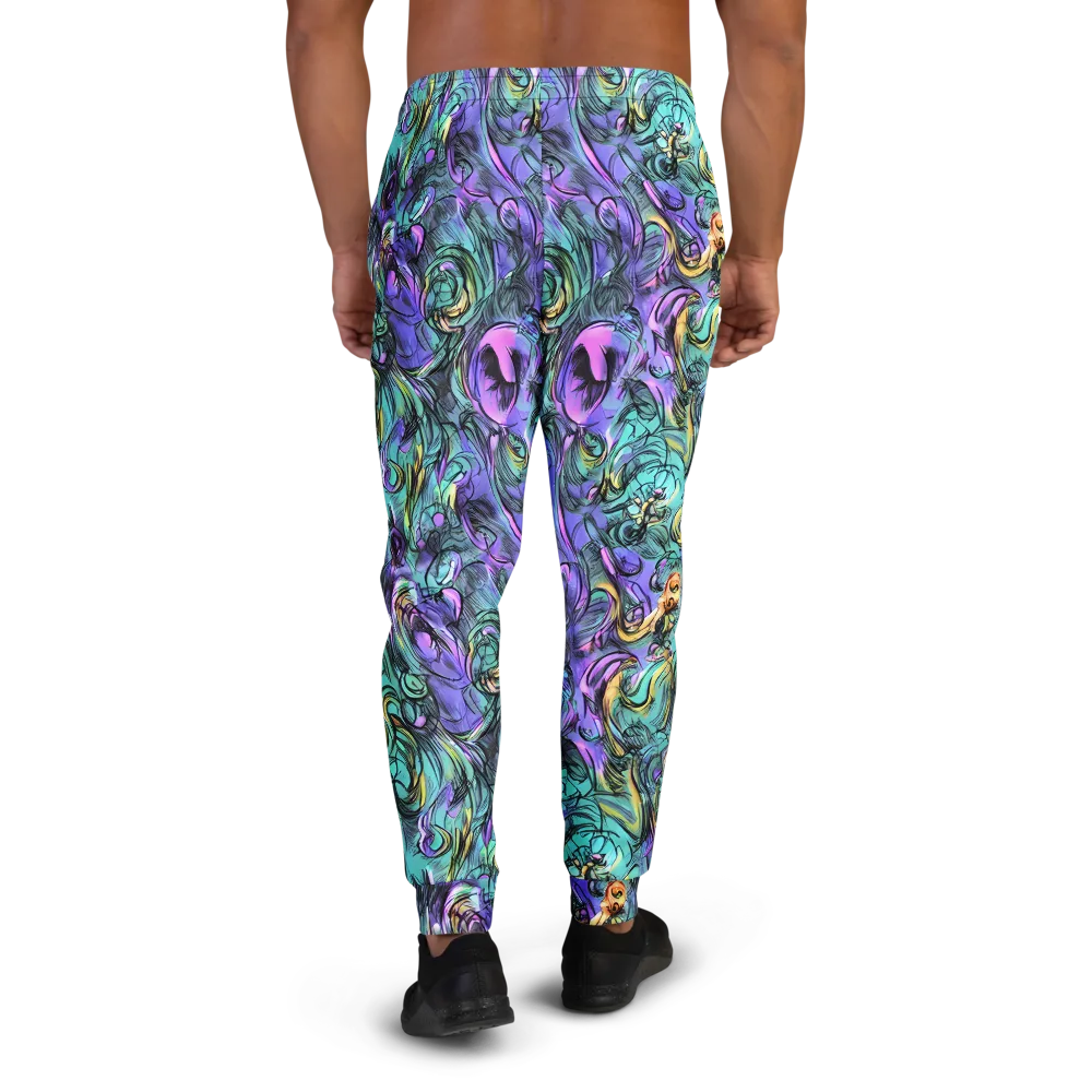 Dreamwave Botanica on Men's Joggers — Back