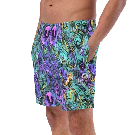 Dreamwave Botanica on a Swim Trunks