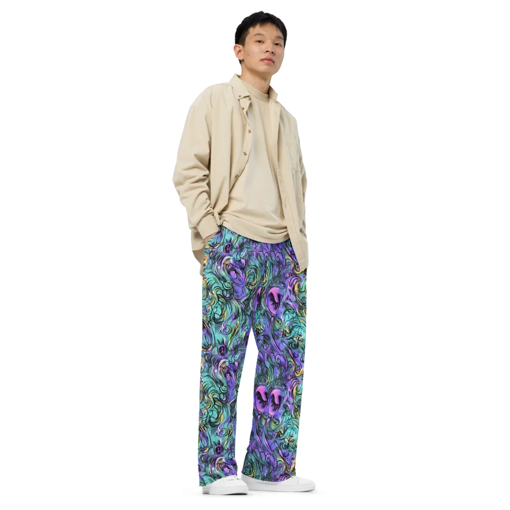 Dreamwave Botanica on Wide-Leg Pants — Right Front