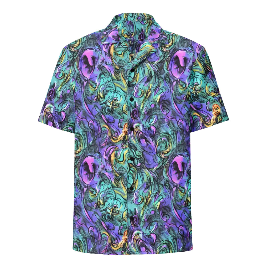 Dreamwave Botanica on Button Shirt — Front