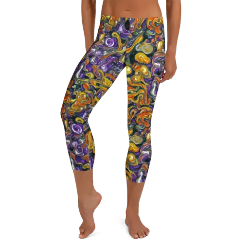 Wild Alchemy on a Capri Leggings