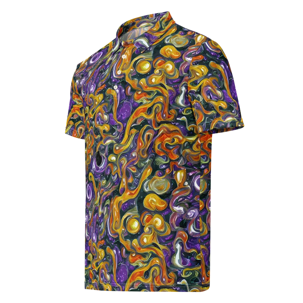 Wild Alchemy on Men's Slim Fit Polo Shirt — Left Front